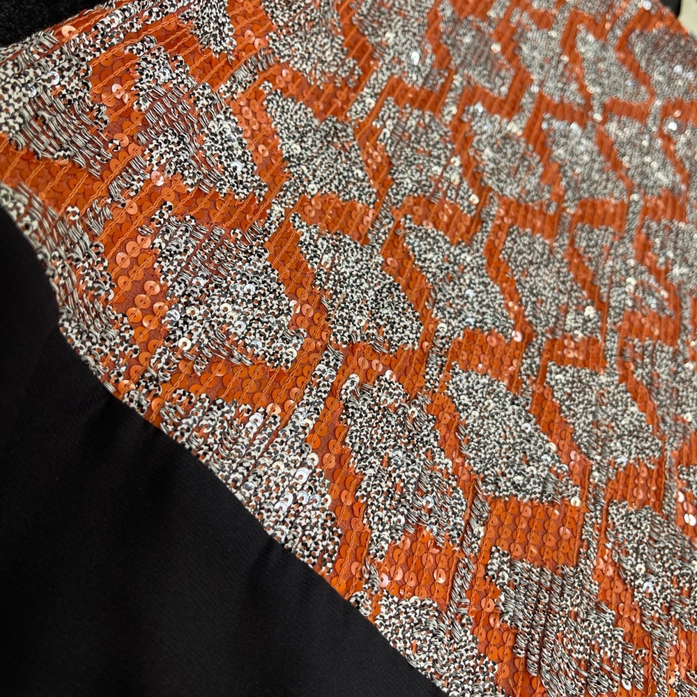 Ali Ro Black & Orange dress - Picture 6 of 6